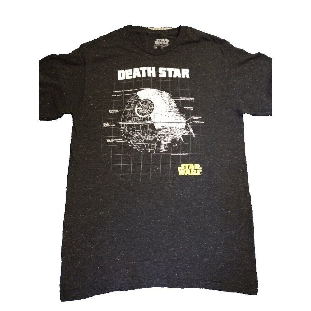 Star Wars - Death Star - Black Shirt - Medium (043)